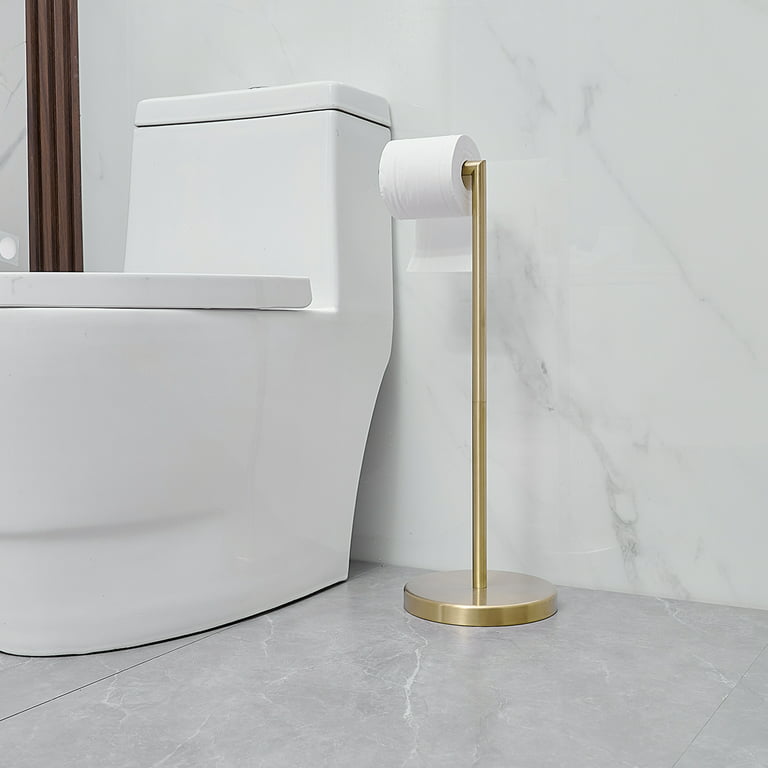 Unique Toilet Brush Holders Free Standing Brushed Ceramic