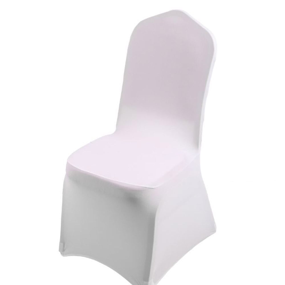 Chair Covers Spandex Lycra Dining Wedding Banquet Anniversary Party Decor White
