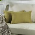 thumbnail image 1 of 3S Brother's Solid Color Cushion Cover Velvet Look Home Décor Throw Pillow Case with Invisible Zipper Set of 2 Pieces for Chair Couch Bedroom & Livingroom Décor Pillowcase - Cream 12"x20" Each, 1 of 9