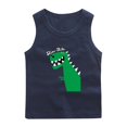 thumbnail image 1 of RXIRUCGD 2025 Vêtements d'Été pour Enfants Chemise de Base Col Rond Sans Manches pour Garçons, 1 of 2
