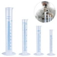 thumbnail image 1 of BRIGHTFUFU Cilindro graduado de plástico transparente de medición UEETEK 4 piezas 10 ml / 25 ml / 50 ml / 100 ml, 1 of 7