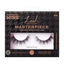 KISS Masterpiece, False Eyelashes, Pret-A-Porter, Black, 12mm, 1 Pair
