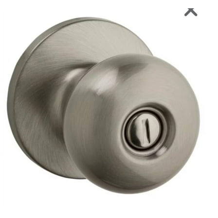 Safe Lock Athens privacy knob satin Nickel