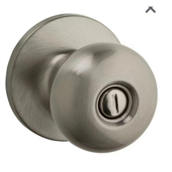 Safe Lock Athens privacy knob satin Nickel