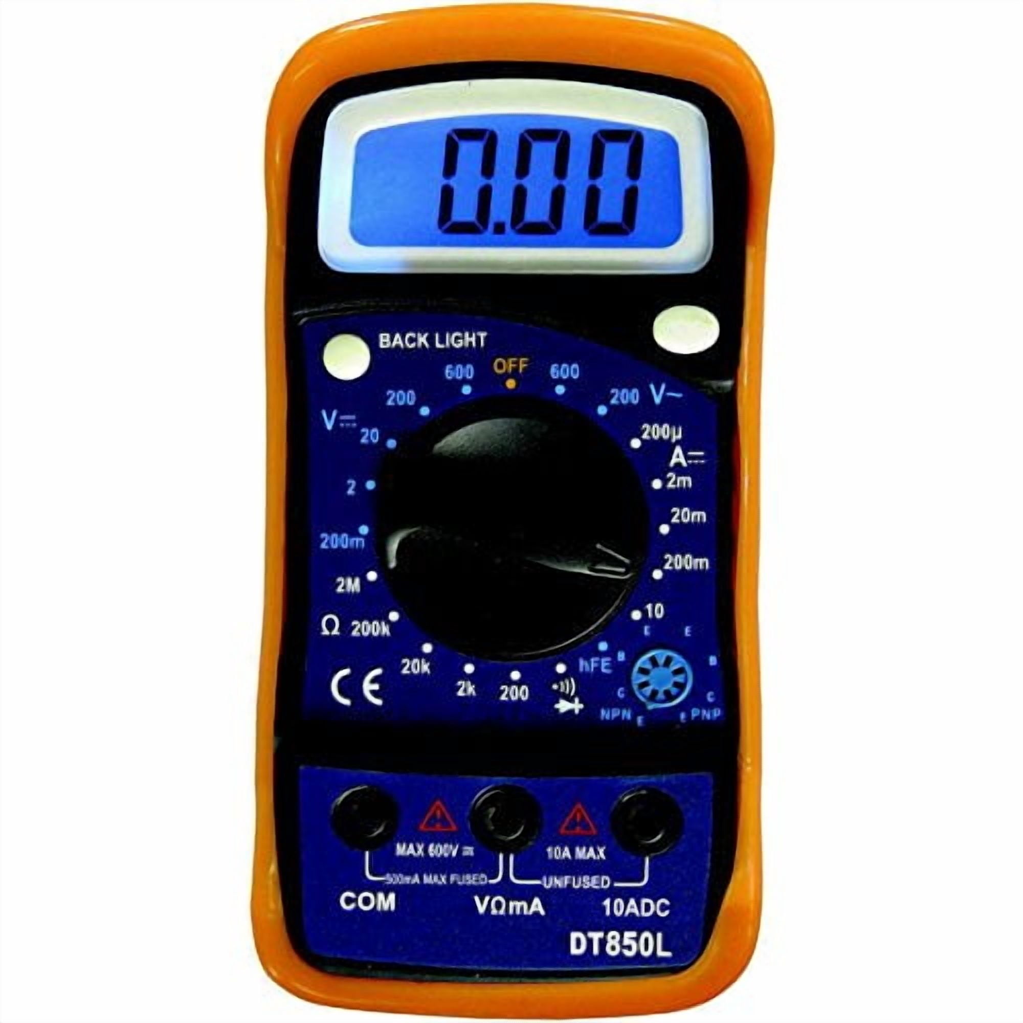 Ironton Digital Pocket Multimeter, 6 Functions
