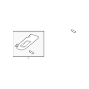 Genuine OE Mazda Sun-Visor - KF68-69-320E-75