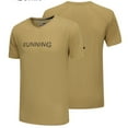 thumbnail image 4 of Zylanna Men's Casual T-Shirts, Short Sleeve Fashion Crew Neck Solid Color Shirts for Men Tee Khaki Size M, 4 of 4