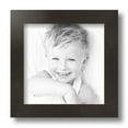 thumbnail image 2 of ArtToFrames 8x8 inch  Flat Pewter Picture Frame,  Silver 8" x 8" Wood Poster Frame (WOM-4887), 2 of 7