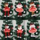 thumbnail image 2 of Colgantes navideños de muñeco de Papá Noel para el hogar, árbol de Navidad, muñeco de nieve, patas largas, adornos de lista, suministros de decoración para fiestas de Año Nuevo, 2 of 4