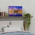 thumbnail image 4 of Philadelphia Wall Art Schuylkill River Wall Decor for Living Room USA City Night Skyline Photo Prints Canvas Modern Skyscraper Panoramic Picture Cityscape Artwork Bedroom Office Home Decoration 12x16", 4 of 6