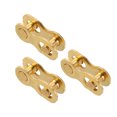 thumbnail image 1 of 3 Par 6 7 8 Velocidad Bicicleta Cadena Maestro Enlace Conectores Dorado Tono, 1 of 1