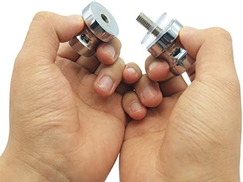 2 Set Shower Screen Handle Bathroom Door Handle Knob with Solid Stainless Steel for Replacement Groove Glass Door(Install Screw 7.8x30mm)