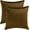 Chocolate, variant on Nmkwnr Set of 2 Velvet Decorative Throw Pillow Covers Soft Square Pillow Case for Living Room Couch Bed Sofa, 16x16 Inch