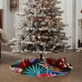 thumbnail image 6 of Bingfone Christmas Tree Skirt Mat Christmas Decoration Interior 36"-Tropical Palm Leaves, 6 of 8