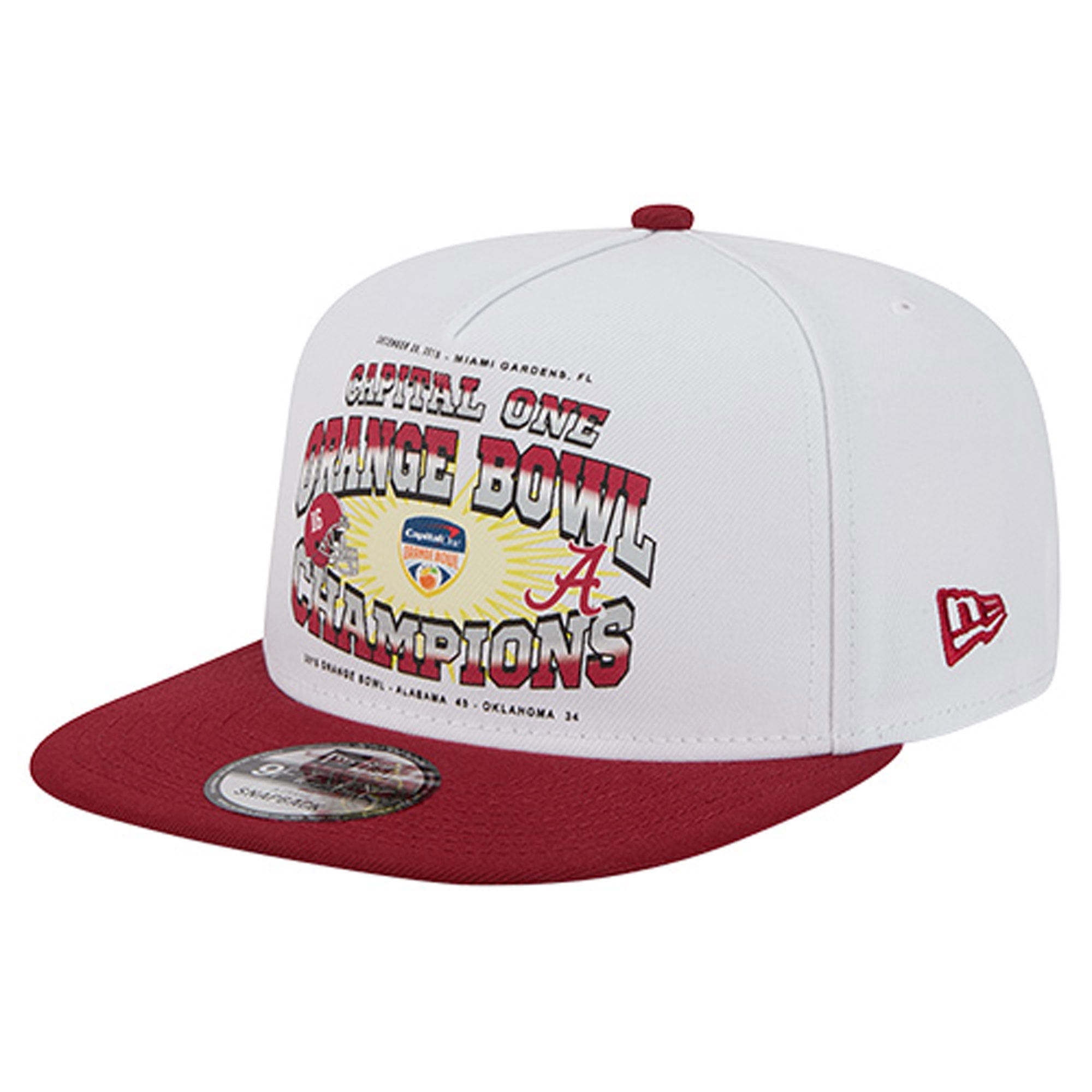 Men's New Era White/Navy Notre Dame Fighting Irish Retro 2025