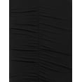 thumbnail image 4 of Doublju Women's Slim-Fit Ruched Long Pencil Skirt (Plus Size Available), 4 of 4
