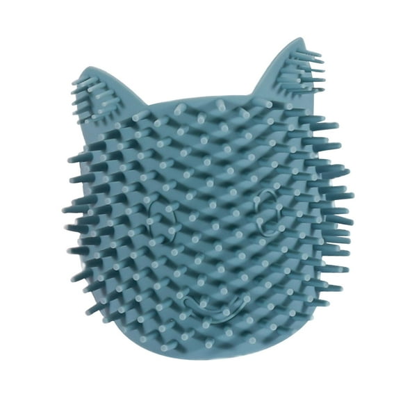 Rascador facial para gatos Zulema Peine de cepillo impermeable Azul 33 x 12,8 cm