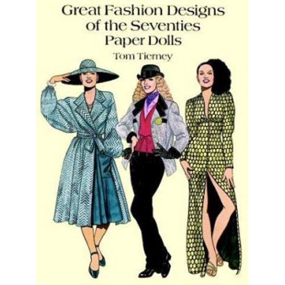 Pre-Owned Great Fashion Designs of the Seventies Paper Dolls (Dover Paper Dolls) (Paperback) 0486289117 9780486289113