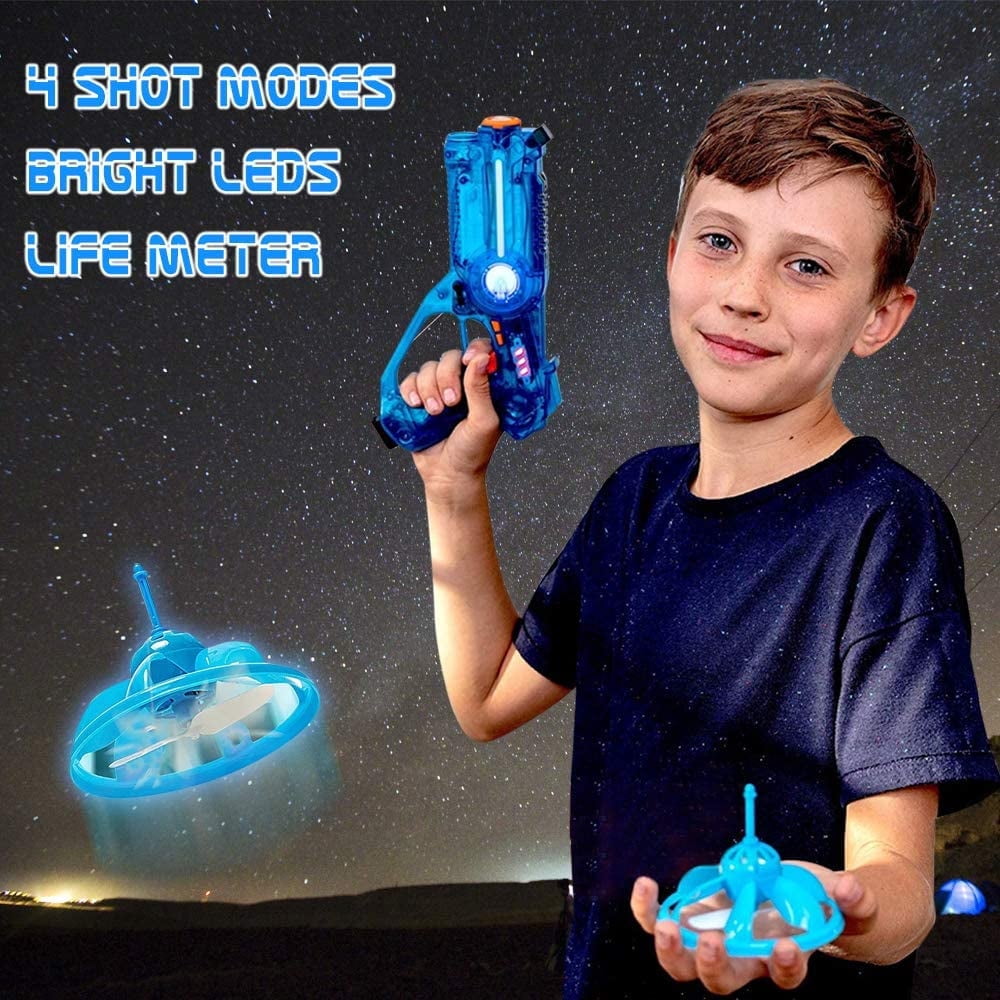 Exciting Outdoor Fun Play Laser Tag Gun Set with Flying Laser Shooting Drone