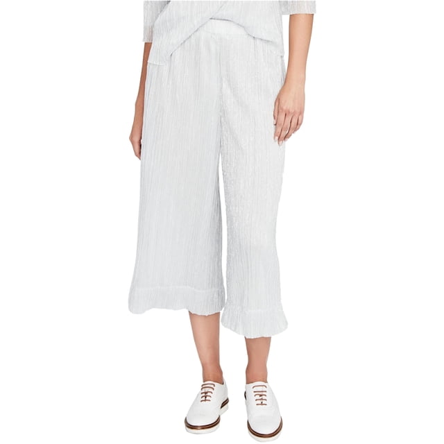Rachel Roy Vicky Casual Pantalones Cortos para Mujer, Metálico, Grande
