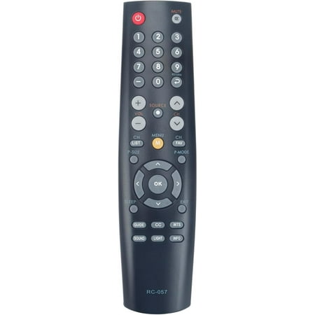 RC-057 Replaced Remote Fit for Coby LCD TV TFTV1925 KTFDVD1093 KTFDVD7093 TFTV2225 TFTV2425 TFTV1525 LEDTV1926 KTF-DVD7093 RC057
