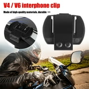 Milue For V4 V6 Bluetooth-compatible Intercom Clamp Helmet Headset Motorcycle Bracket