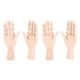 thumbnail image 1 of 2X Figura Mano Izquierda / Derecha Articulada Opuesta Seccionable de Madera de 7 Pulgadas Modelo de Mano de Maniqui para Dibujo, Croquis, Pintura (Mano Izquierda + Derecha), 1 of 5