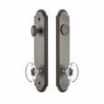 thumbnail image 2 of Grandeur Arc Tall Plate Single Cylinder One Piece Knobset with Provence Knob, 2 of 6