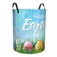 thumbnail image 2 of Fotbe Happy Easter Laundry Basket with Handles, Waterproof Large Laundry Hamper, Wash Bag for Corner Dorm, Rolling Laundry Basket with Handles-Small, 2 of 8