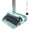 Green, variant on RTYSGNW Orange Long Handle Standing Dustpan and Broom Combo Set for Household Cleaning