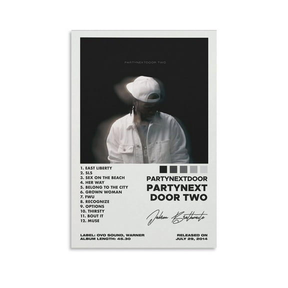 PartyNextDoor Poster - Modern Music Poster for Living Room & Bedroom