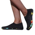thumbnail image 4 of pwidon Barefoot Water Shoes for Women Breathable Knit Quick Dry Five Toe Minimalist Beach Swimming Pool Yoga Aqua Sock Footwear Black 42, 4 of 5
