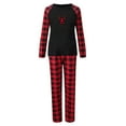 thumbnail image 2 of Fiaer Family Christmas Pajamas Matching Sets 2025 Cute Pjs Long Sleeve Holiday Jammies Loungewear Xmas Sleepwear 2 Piece Mom XL, 2 of 4