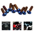 thumbnail image 3 of Shisuyan 8pcs Steering Wheel Fastener Screws M5x0.8 Steering Wheel Screws Racing Screws Kit Car Racing Modified Parts With Wrench For Most Racing Cars Trucks, 3 of 8