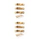thumbnail image 1 of Yuarrent Pack of 3 Guitar Bridge Iron Installation Firmness Handy Gear Musical Accessories Instrument Supplies Metal Saddles 2piezas, 1 of 6