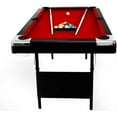 thumbnail image 4 of Yiwa 7ft Folding Portable Pool Table, Indoor Game Snooker Table Set, 4 of 6