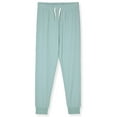 thumbnail image 3 of Sleep On It Boys 2-Piece Textured Jersey Short-Sleeve Jersey Pajama Pants Set - Green , 6-7, 3 of 4