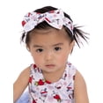 thumbnail image 4 of Hello Kitty & Friends Baby Girls Sleeveless Allover Print Tutu Dress with Matching Bow Headband, Sizes 0/3M-24M, 4 of 9