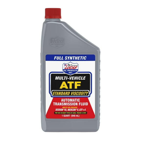 Lucas Oil Full Synthetic Multi-Vehicle ATF Automatic Transmission Fluid 32 ounce