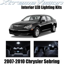 XtremeVision Interior LED for Chrysler Sebring 2007-2010 10 pcs Pure White Interior LED Kit   Installation Tool