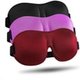 thumbnail image 1 of HLONK Sleep Mask 3 Pack  Upgraded 3D Contoured 100% Blackout Eye Mask for Sleeping with Adjustable Strap  Comfortable, 1 of 7