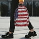thumbnail image 2 of Easygdp America Flag Glitter Mochila Ligera de 15 Pulgadas para Estudiantes, Mochila Cómoda para la Escuela y Viajes, Correas Ajustables, 2 of 6