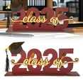 thumbnail image 2 of Ongmies Graduation Table Decorations, Black & Gold 2025 Graduation Decorations – Wooden Table Centerpieces & Photo Props for Class of 2025 Congrats Grad Celebrations, 2 of 8