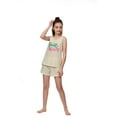 thumbnail image 2 of Beezizac Tank Pajamas Set for Big Girls Age 14 - Summer Fruit & Stripe Short Jammies, 2 of 7