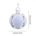 thumbnail image 2 of 1pc Solar LED Torch USB Rechargeable Night Light Outdoor Camping Lamp Emergency Lights, Portable Searchlights Great Lantern, 2 of 4