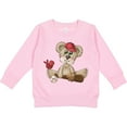 thumbnail image 2 of Inktastic Baseball Teddy Bear Toddler Sweatshirt, 2 of 4