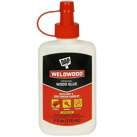 Dap Weldwood Original Liquid Glue 4 oz. Yellow (7079800496) ( 12/4 oz 118 mL ) 