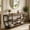 Brown Black, variant on Fnova 70.9" Console Table, Entertainment Center TV Stand with Storage Shelves, Industrial Entryway Sofa Table for Living Room, Entryway, Hallway
