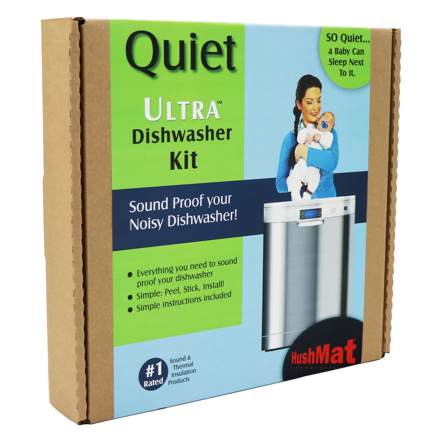 HushMat 71200 Universal Dishwasher Soundproofing Insulation Kit 