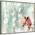 thumbnail image 2 of Amanti Art Christmas Cardinals Framed Canvas Wall Art Print, 2 of 7